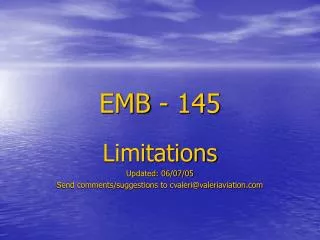 EMB - 145