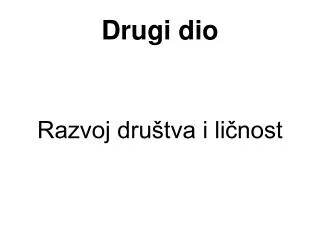 drugi dio
