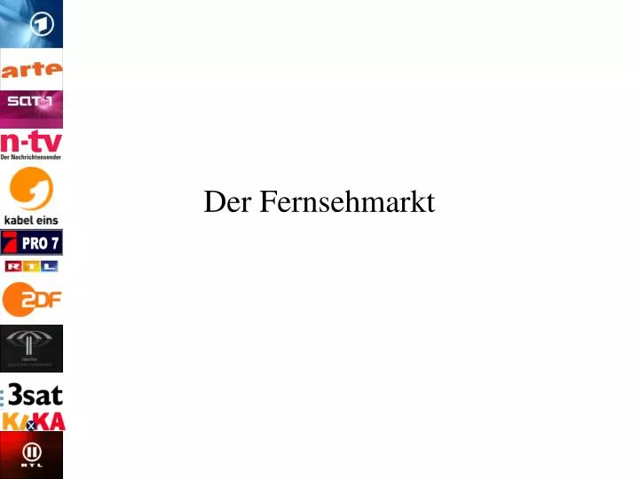 der fernsehmarkt