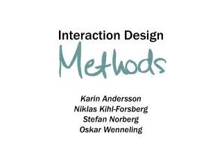 interaction design