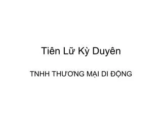 ti n l k duy n
