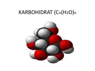 karbohidrat c n h 2 o n