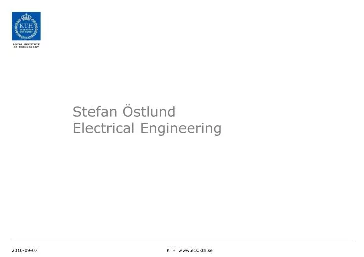 stefan stlund electrical engineering