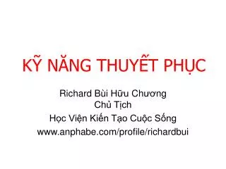 k n ng thuy t ph c