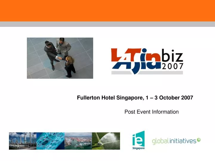 fullerton hotel singapore 1 3 october 2007