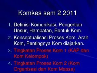 komkes sem 2 2011