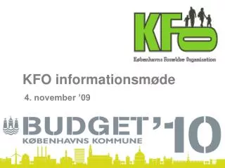 KFO informationsmøde