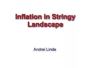 Inflation in Stringy Landscape