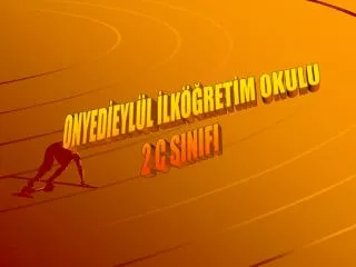 ONYEDİEYLÜL İLKÖĞRETİM OKULU 2 C SINIFI