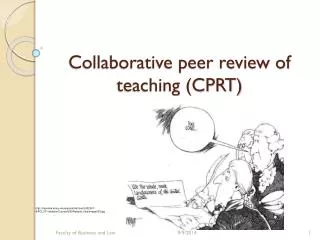 Collaborative peer review of teaching (CPRT)