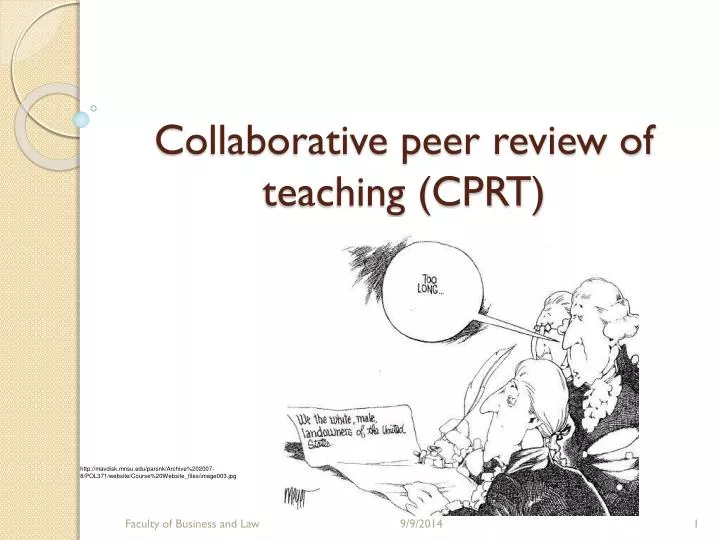 collaborative peer review of teaching cprt