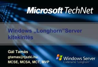 windows longhorn server kitekint s