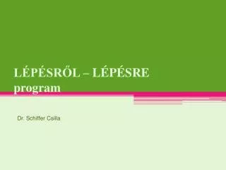 l p sr l l p sre program