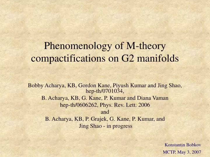 phenomenology of m theory compactifications on g2 manifolds