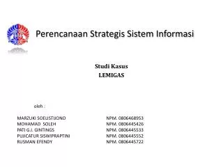 perencanaan strategis sistem informasi