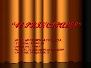 40 principales