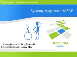 systemy krytyczne i hazop