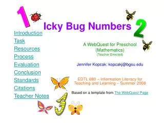 Icky Bug Numbers