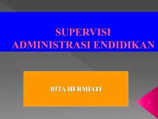supervisi administrasi endidikan