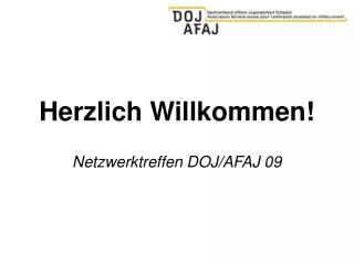 herzlich willkommen
