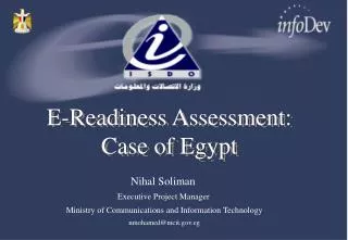 Nihal Soliman Executive Project Manager Ministry of Communications and Information Technology