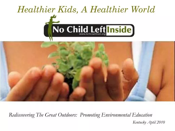 healthier kids a healthier world