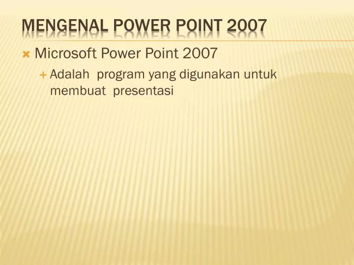 mengenal power point 2007