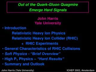 Out of the Quark-Gluon Quagmire Emerge Hard Signals