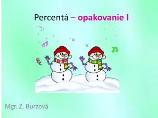 percent opakovanie i