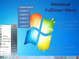 membuat pulldown menu
