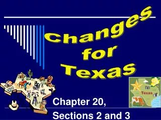 Chapter 20, Sections 2 and 3