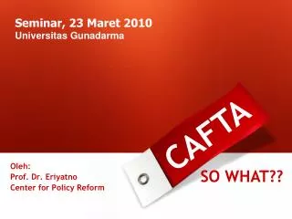 Seminar, 23 Maret 2010