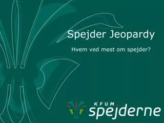 spejder jeopardy