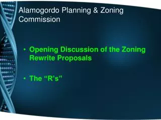 Alamogordo Planning &amp; Zoning Commission