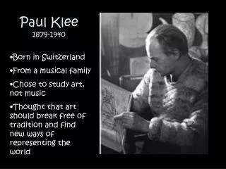 Paul Klee 1879-1940