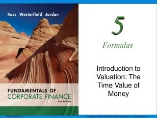 introduction to valuation the time value of money