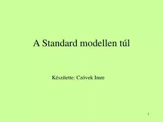 a standard modellen t l