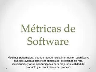 m tricas de software