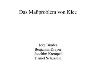 j rg bruder benjamin drayer joachim krempel daniel sch ssele
