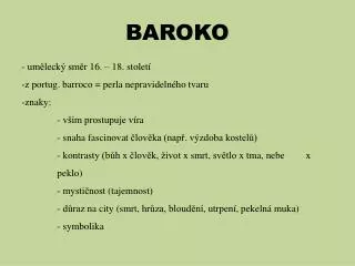 BAROKO