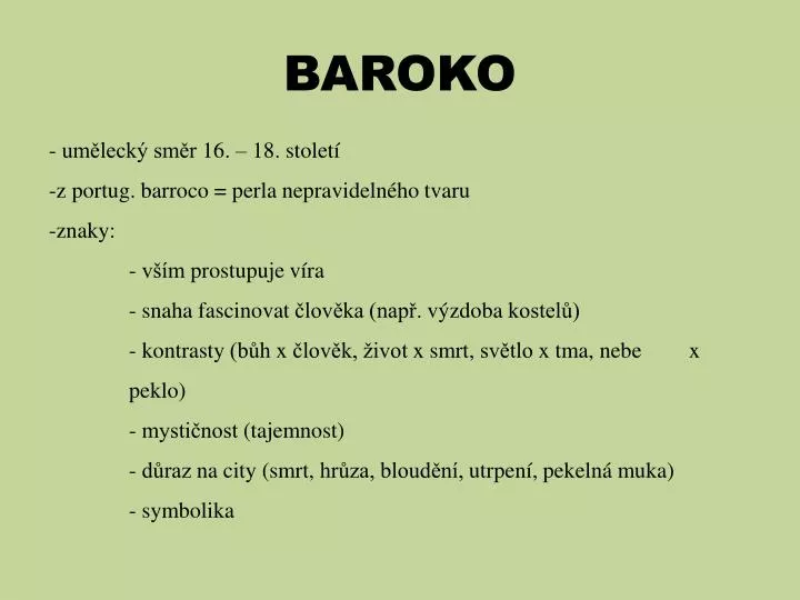 baroko