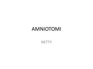 amniotomi