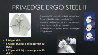 primedge ergo steel ii