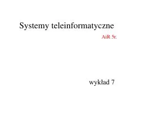 wykład 7