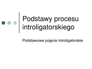 podstawy procesu introligatorskiego