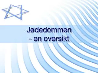 j dedommen en oversikt