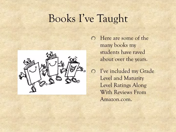 books i ve taught