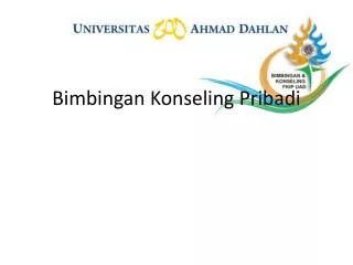 bimbingan konseling pribadi
