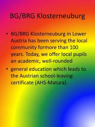 BG/BRG Klosterneuburg