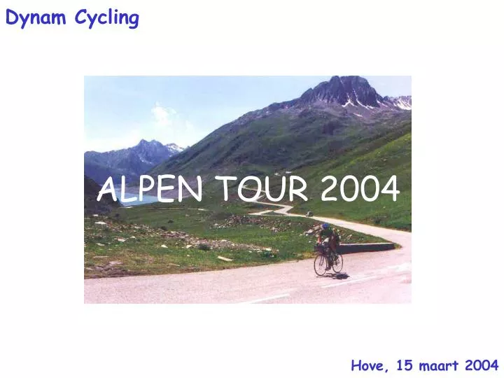 alpen tour 2004